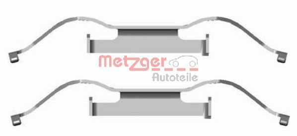 METZGER Zubehörsatz, Scheibenbremsbelag 1091681 für VAG