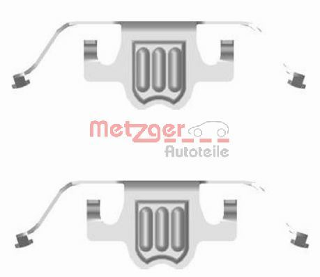 METZGER Zubehörsatz, Scheibenbremsbelag GREENPARTS 1091695 für BMW