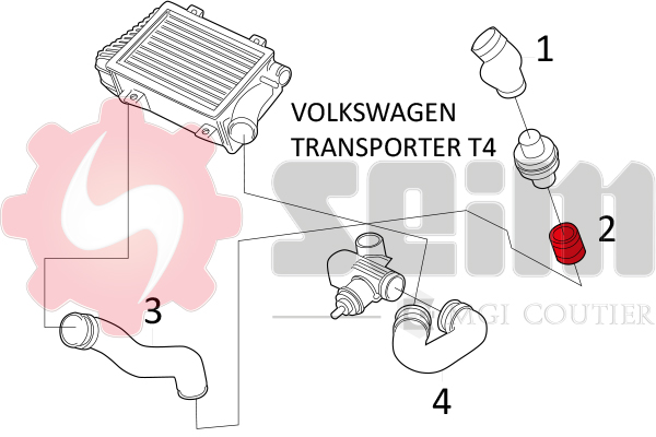 SEIM Ladeluftschlauch 981619 für VW