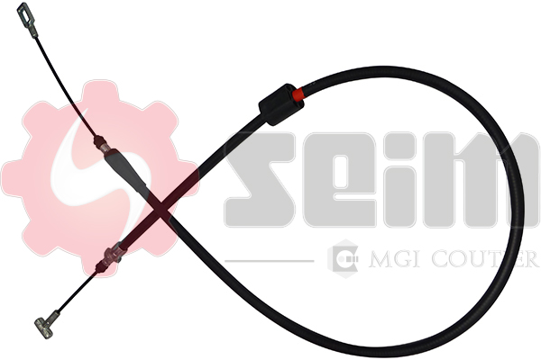 SEIM Seilzug, Schaltgetriebe 554973 hinten für Iveco