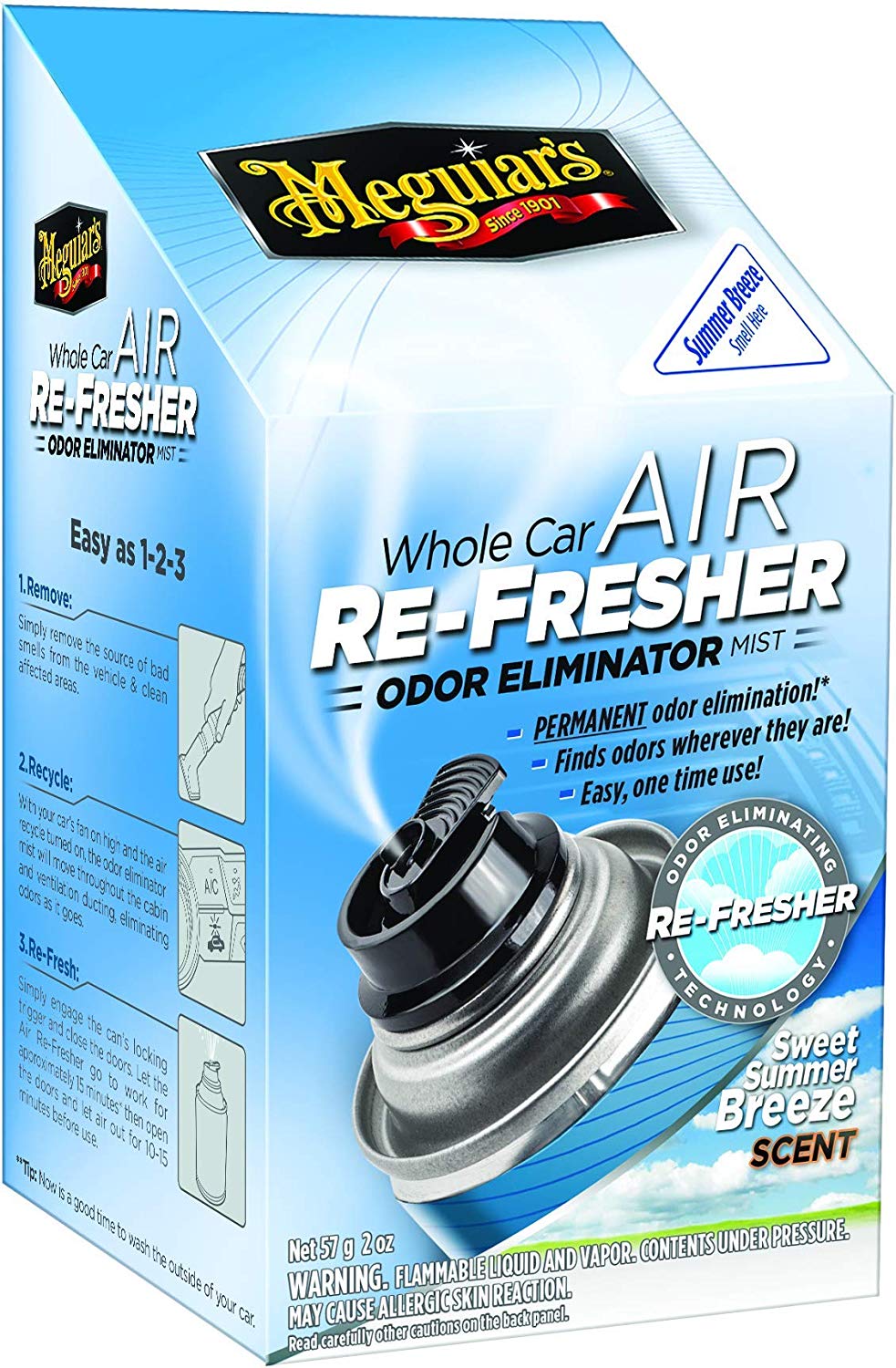 MEGUIARS Lufterfrischer Air Re-Fresher Summer Breeze (59 ml) g16602r2eu 0.057KG