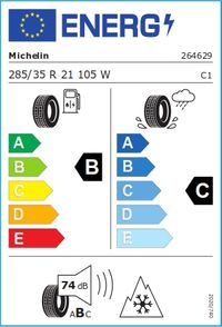 MICHELIN Winterreifen "285/35R21 105W - Pilot Alpin 5", Art.-Nr. 264629