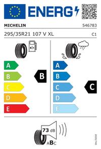 Michelin Sommerreifen "[Michelin] 295/35R21 107V - Pilot Sport A/S 4", Art.-Nr. 546783