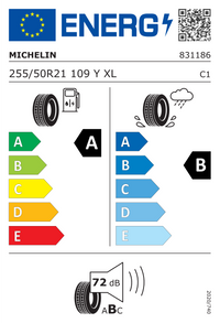 MICHELIN Sommerreifen "[Michelin] 255/50R21 109Y - Pilot Sport EV", Art.-Nr. 831186