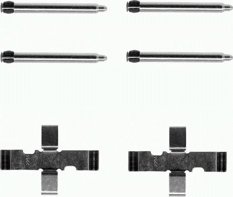HELLA Zubehörsatz, Scheibenbremsbelag 8dz355202281