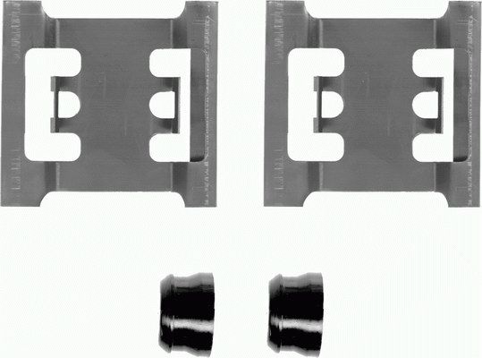 HELLA Zubehörsatz, Scheibenbremsbelag 8dz355202391