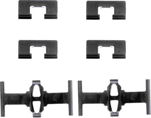 HELLA Zubehörsatz, Scheibenbremsbelag 8dz355202271 für HONDA