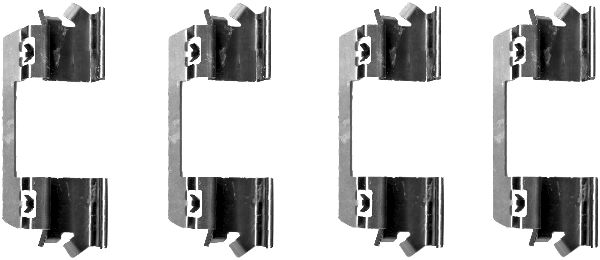HELLA Zubehörsatz, Scheibenbremsbelag 8dz355202731