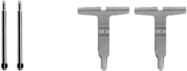 TEXTAR Zubehörsatz, Scheibenbremsbelag 82058800 für Mercedes