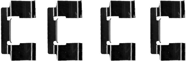 HELLA Zubehörsatz, Scheibenbremsbelag 8dz355202741