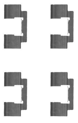 HELLA Zubehörsatz, Scheibenbremsbelag 8dz355204611
