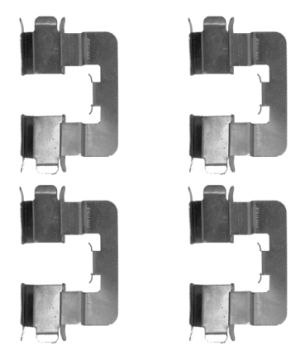 HELLA Zubehörsatz, Scheibenbremsbelag 8dz355204631