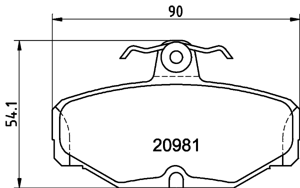 DON Bremsbelagsatz, Scheibenbremse pcp1370 für Ford