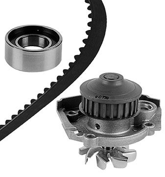 Metelli Wasserpumpe + Zahnriemensatz 3007392 Für Lancia Fiat