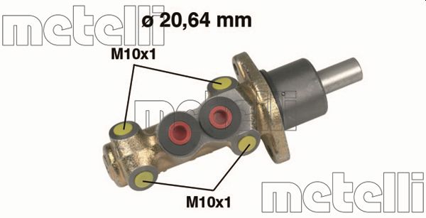 Metelli Hauptbremszylinder 050142 Für Vw