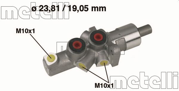 Metelli Hauptbremszylinder 050177 Für Mercedes