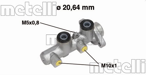 Metelli Hauptbremszylinder 050514 Für Daewoo Chevrolet