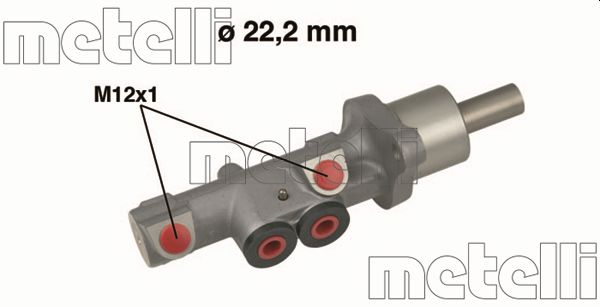 Metelli Hauptbremszylinder 050534 Für Vw