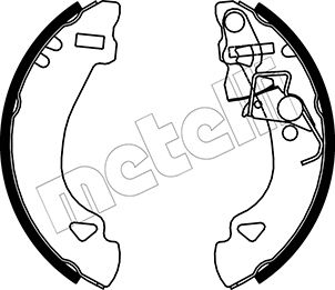 Metelli Bremsbackensatz 530069 Für Fiat