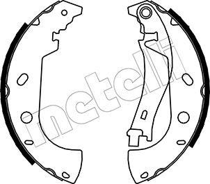 Metelli Bremsbackensatz 530075 Für Fiat