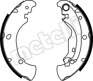 Metelli Bremsbackensatz 530076 Für Fiat