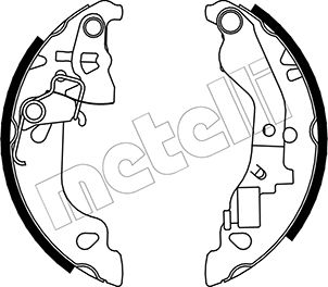 Metelli Bremsbackensatz 530079Y Für Fiat