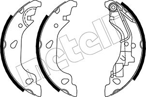 Metelli Bremsbackensatz 530080Y Für Fiat