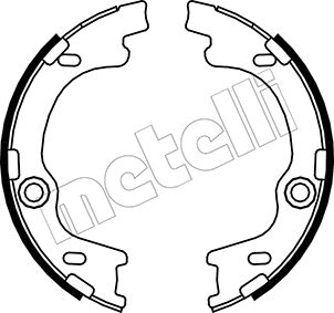 Metelli Bremsbackensatz, Feststellbremse 530185 Für Hyundai