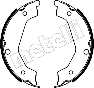 Metelli Bremsbackensatz, Feststellbremse 530227 Für Kia