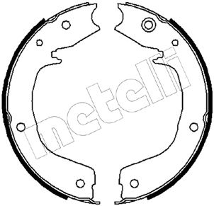 Metelli Bremsbackensatz, Feststellbremse 530267 Für Mitsubishi