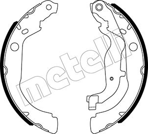 Metelli Bremsbackensatz 530535 Für Renault Dacia