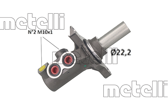 Metelli Hauptbremszylinder 051276 Für Dacia