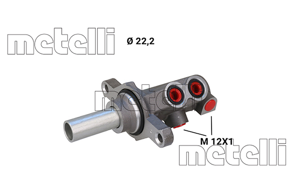 Metelli Hauptbremszylinder 051296 Für Dacia