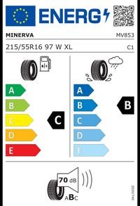 MINERVA Sommerreifen "215/55 R16 97W TL F209", Art.-Nr. MV853
