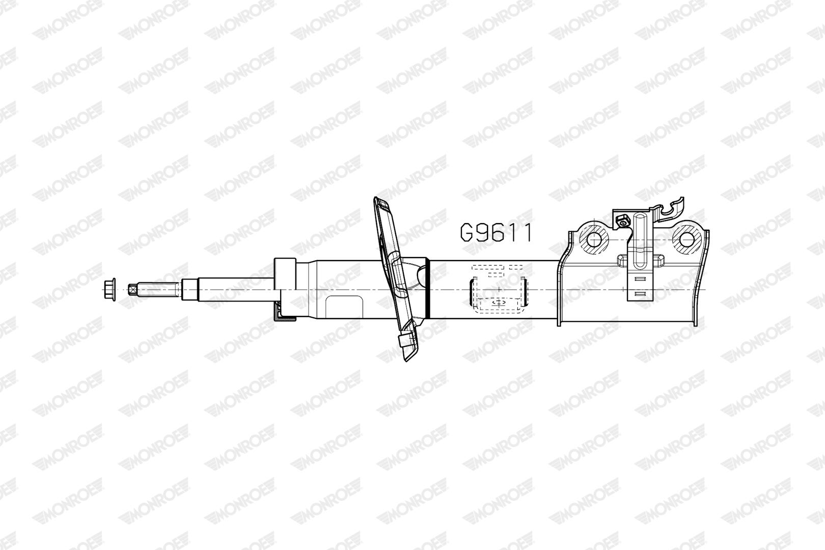 Monroe Stoßdämpfer Original (Gas Technology) G9611 - Bild 7