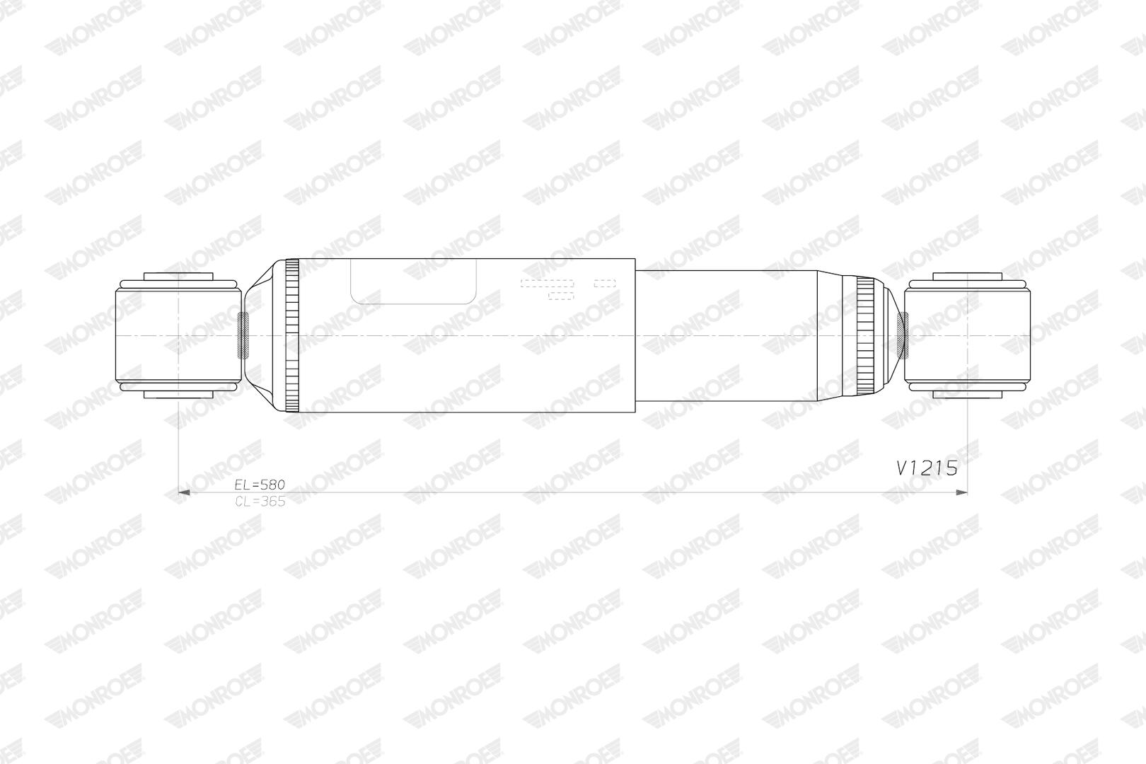 Monroe Stoßdämpfer V1215 Für Mercedes