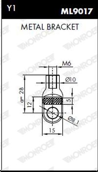 MONROE Gasfeder, Koffer-/Laderaum "MONROE MaxLift", Art.-Nr. ML5492
