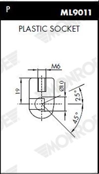 MONROE Gasfeder, Heckscheibe "MONROE MaxLift", Art.-Nr. ML6366