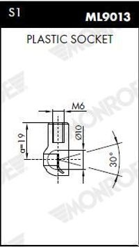 MONROE Gasfeder, Koffer-/Laderaum "MONROE MaxLift", Art.-Nr. ML5459