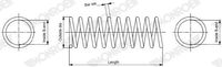 MONROE Fahrwerksfeder "MONROE OESpectrum SPRINGS", Art.-Nr. SP3321