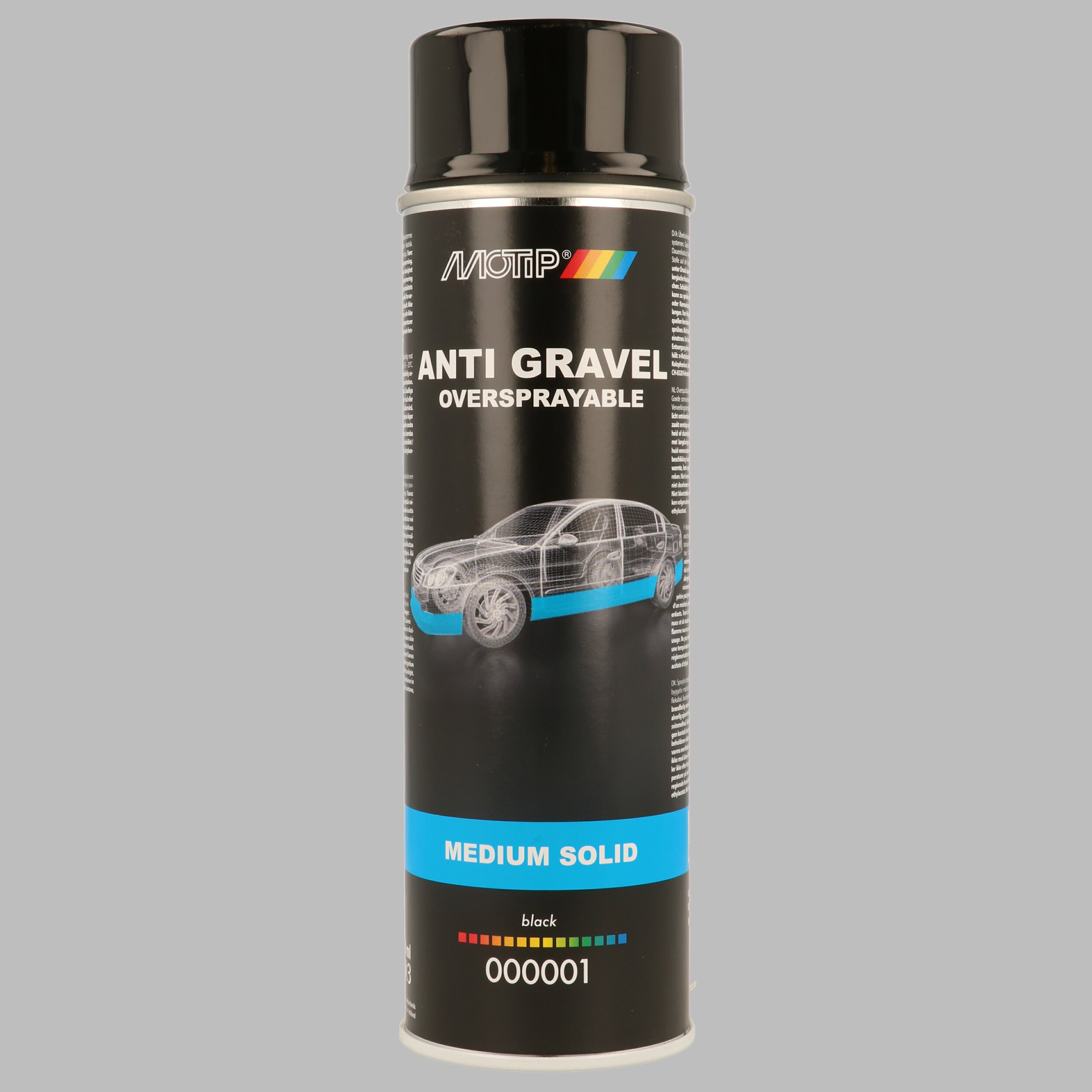 Motip Steinschlagschutz Steinschlag Medium Solid Schwarz (500 Ml) 000001 0.5l