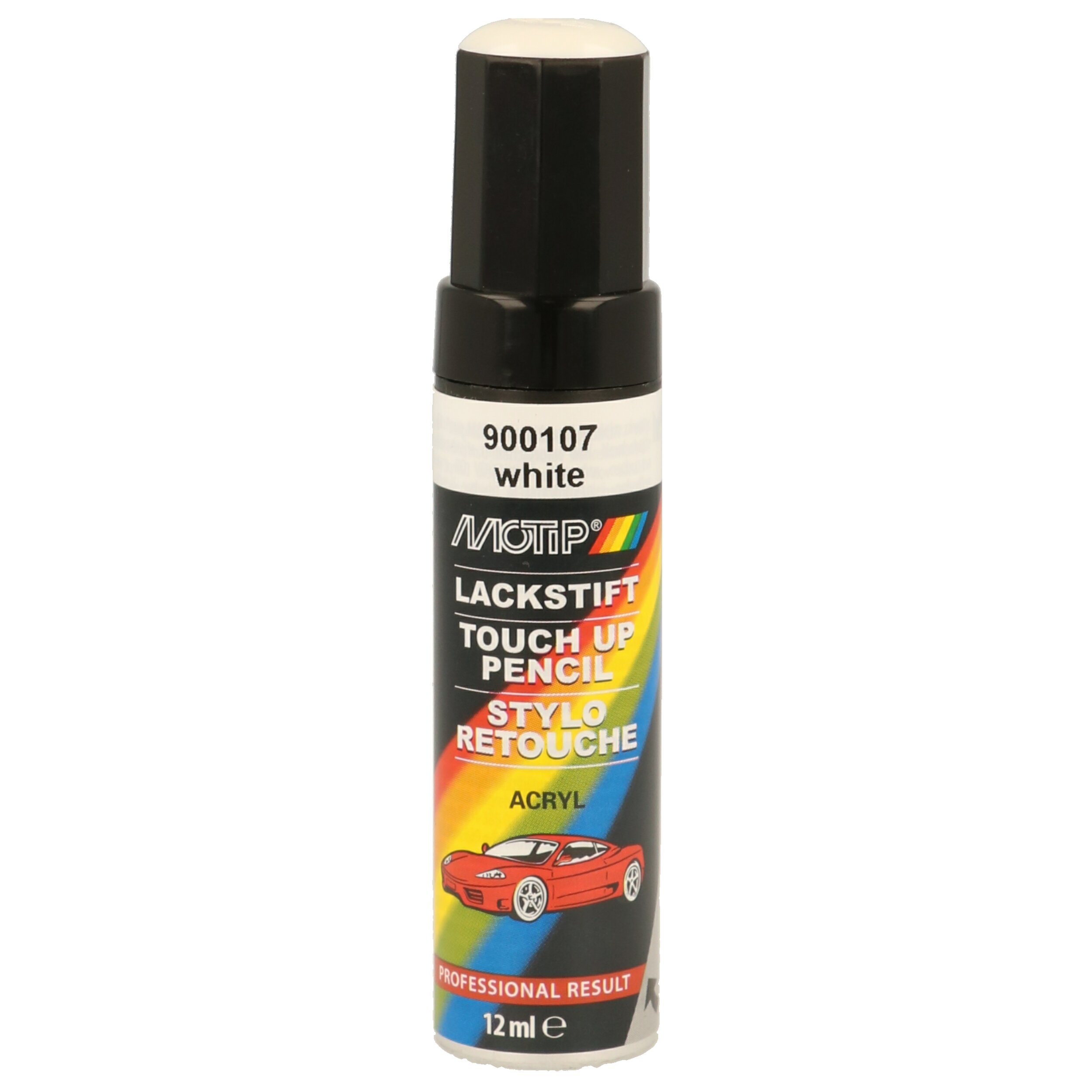 Motip Lack Kompakt Auto-Weiß Glänzend 12 Ml 900107 0.012L