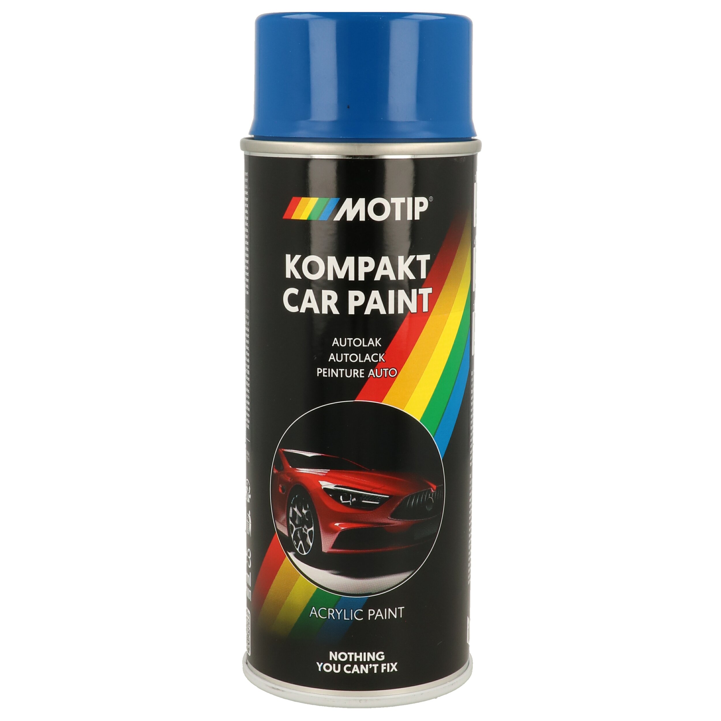 MOTIP Fahrzeuglack Kompakt blau glänzend 400 ml 44920 0.4l für Fiat Opel Volvo DAF Mercedes VW Iveco Peugeot Citroën Ford MAN NISSAN RENAULT BLM