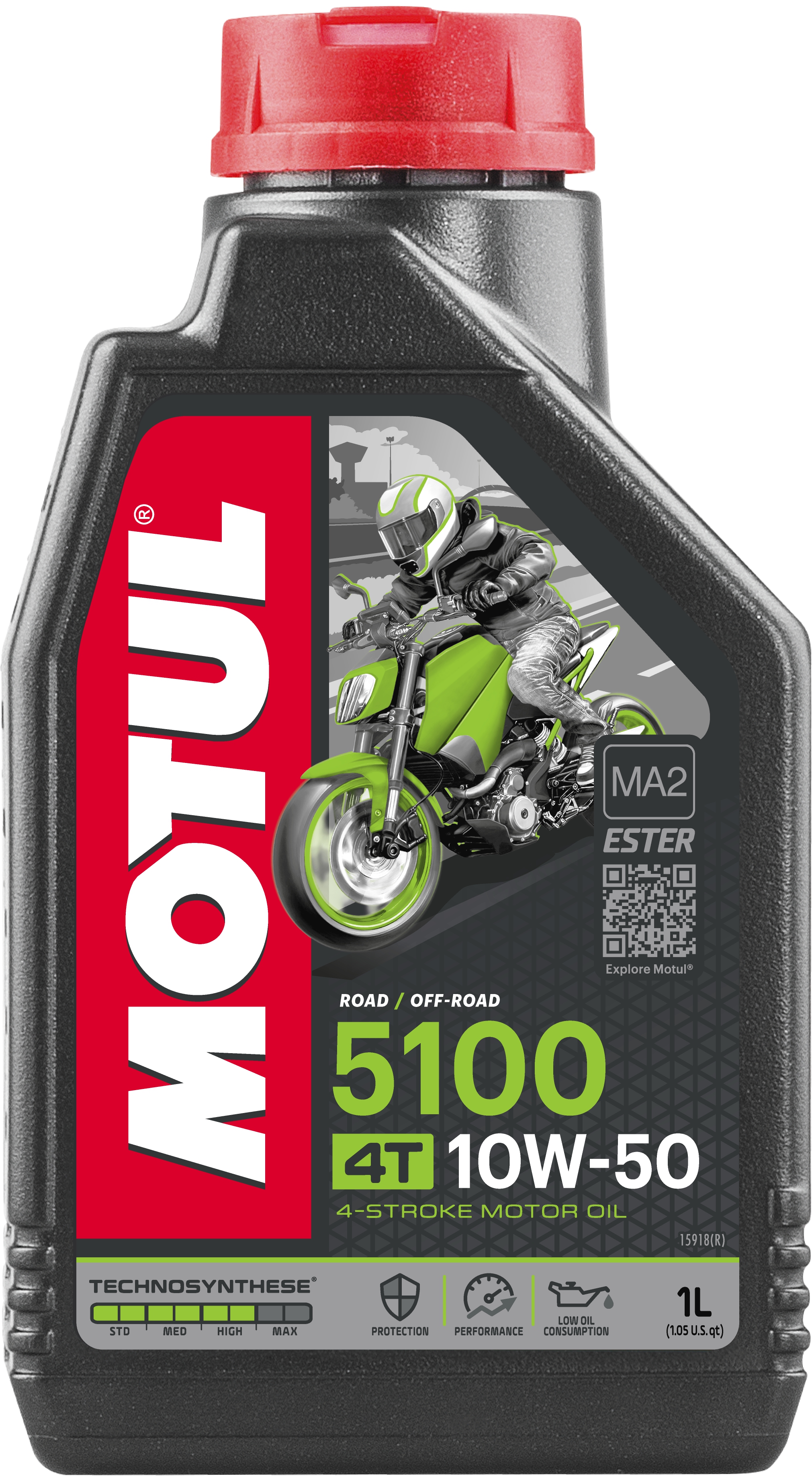 MOTUL Motoröl 5100 10W-50 4T [1L] 104074 1l