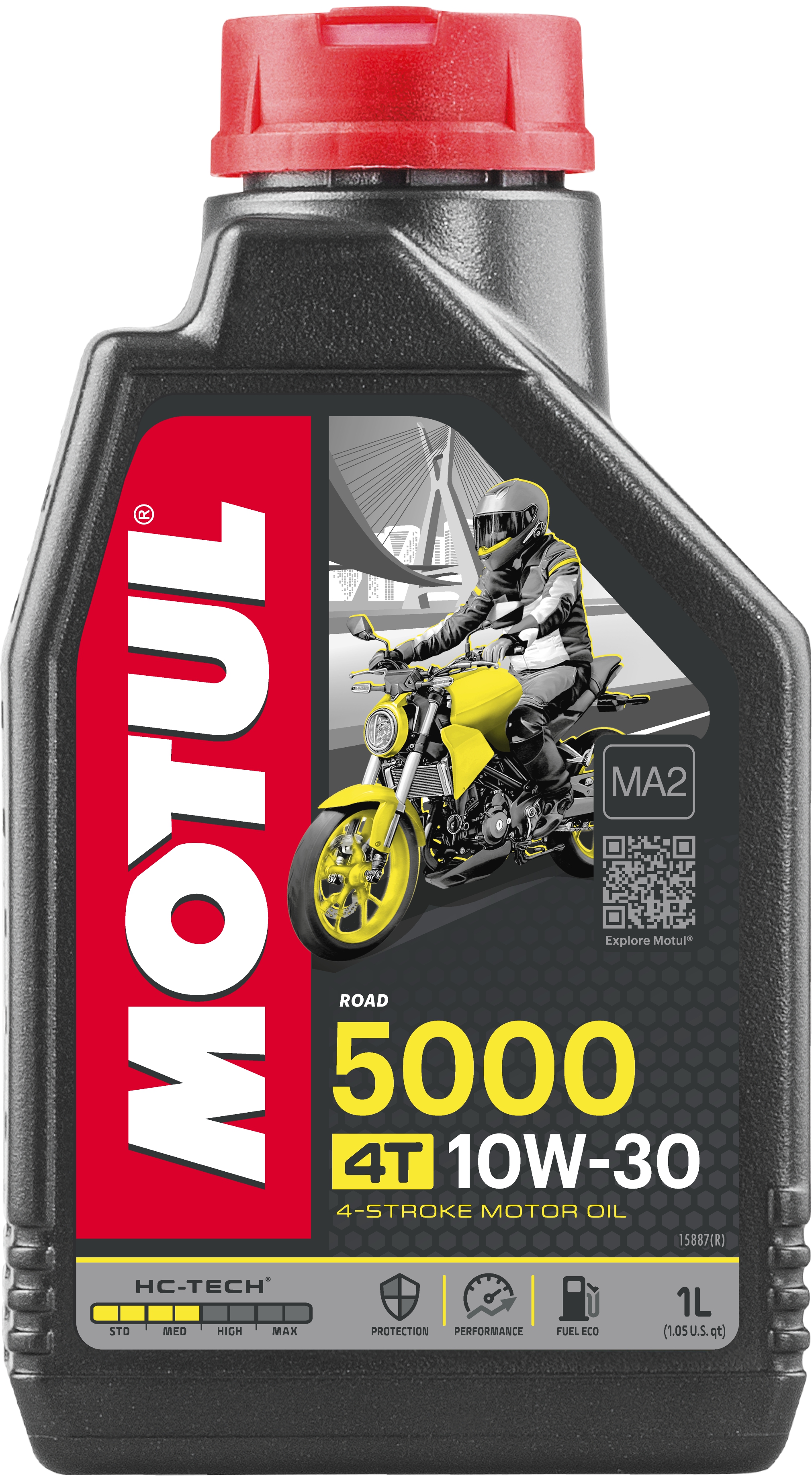 MOTUL Motoröl 5000 10W-30 4T [1L] 106183 1l