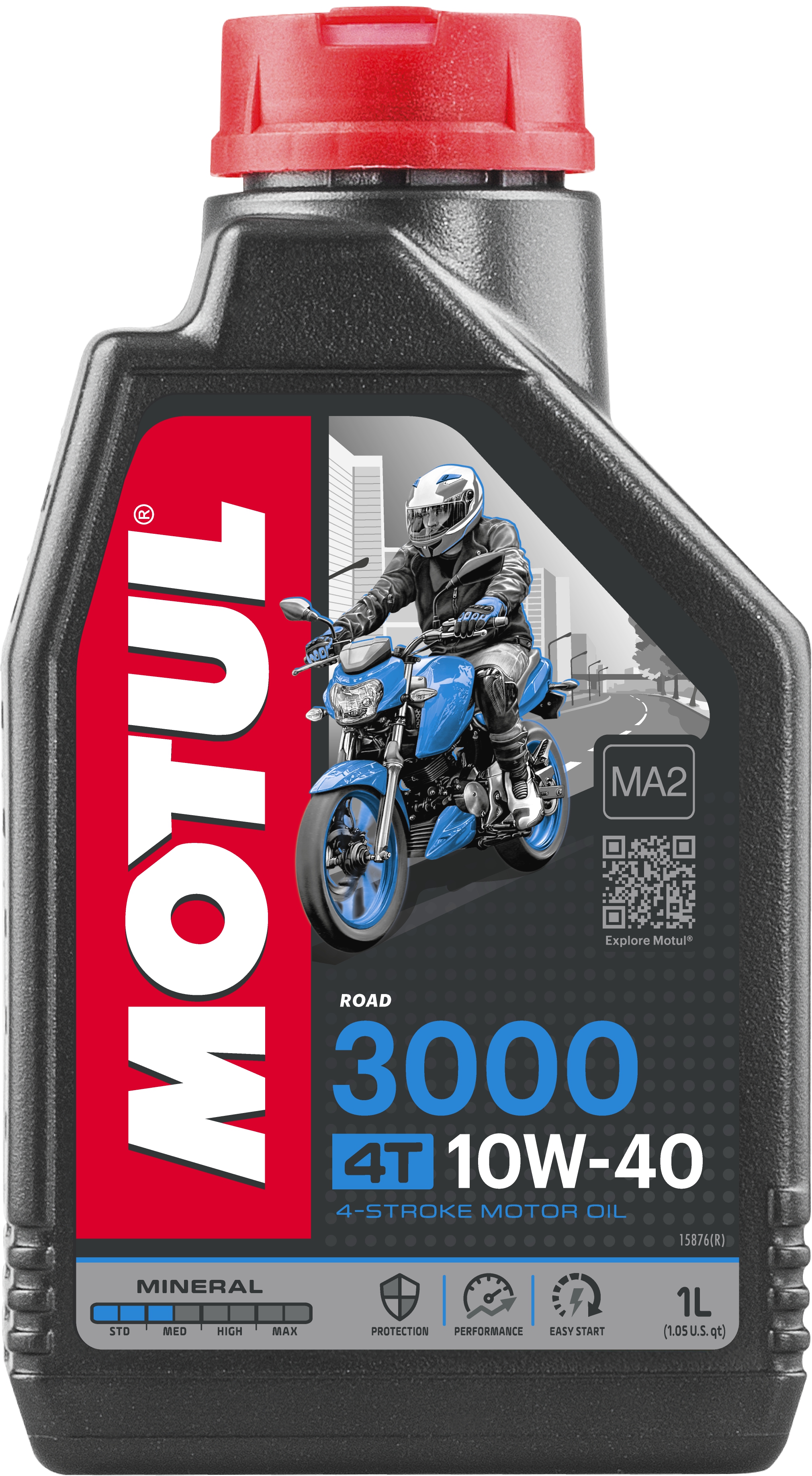 MOTUL Motoröl 3000 10W-40 4T [1L] 107672 1l