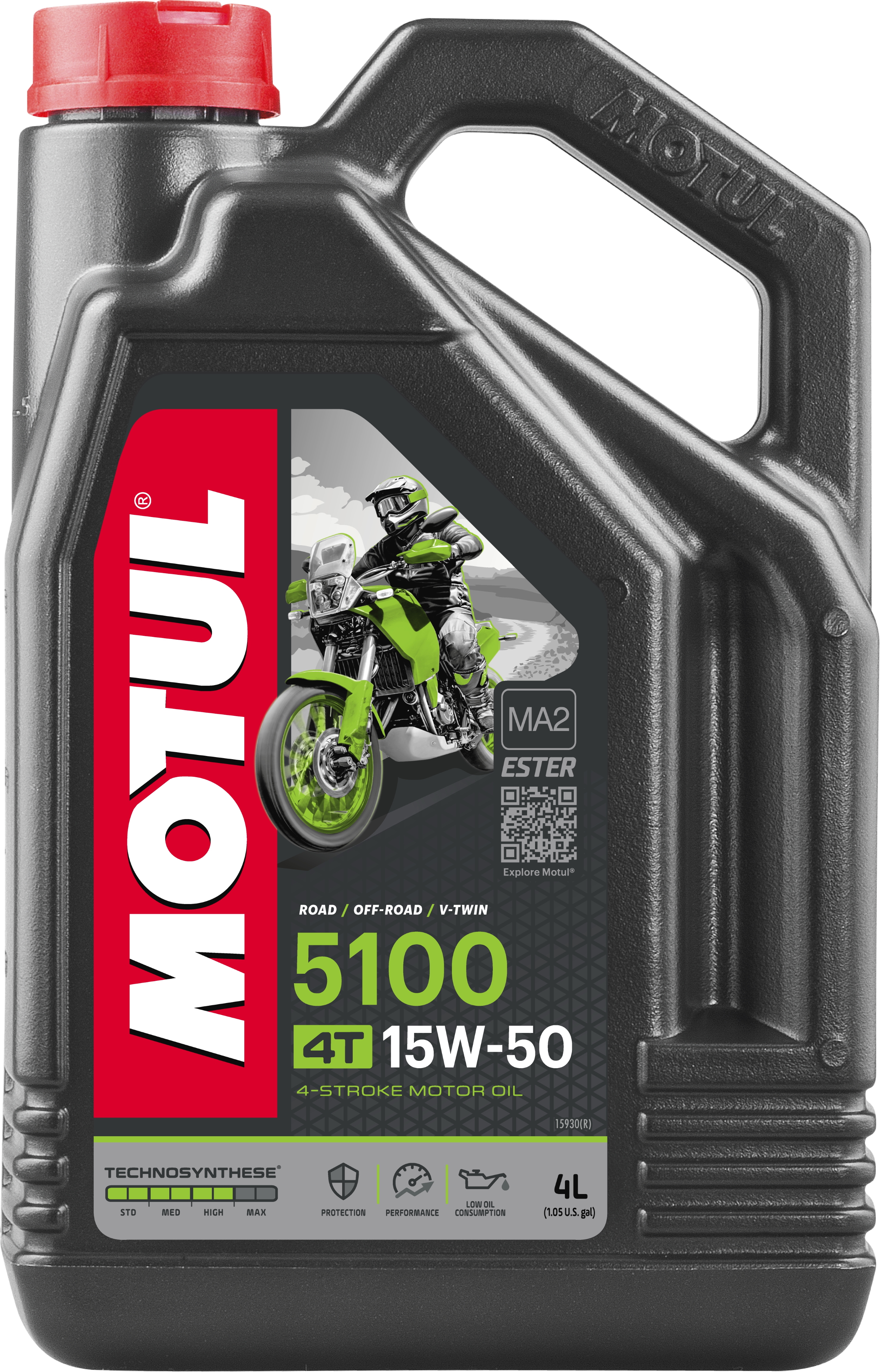 MOTUL Motoröl 5100 15W-50 4T [4L] 104083 4l