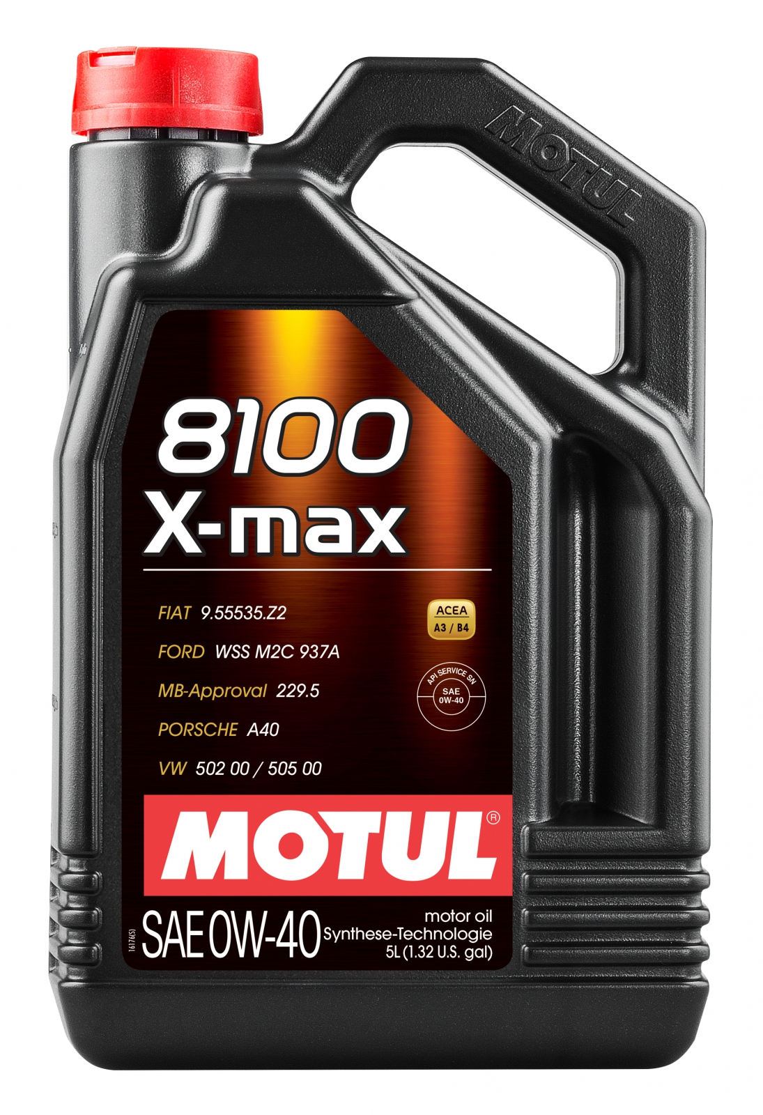 MOTUL Motoröl 8100 X-MAX 0W-40 [5L] 109693 5l für Fiat RENAULT VW Ford