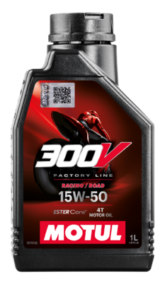 MOTUL Motoröl 300V 4T FACTORY LINE ROAD RACING 15W-50 [1L] 104125 1l