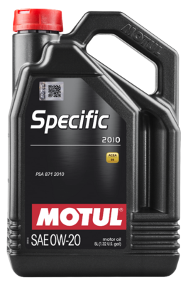 MOTUL Motoröl SPECIFIC 2010 0W-20 [5 L] 112791 5l für Citroën/Peugeot